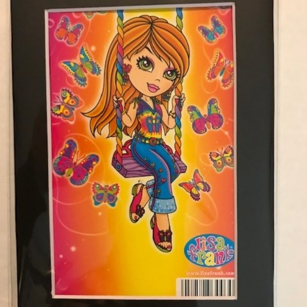 Lisa Frank - Vintage Y2K - Notepad - Notebook Cover Art - RARE Awesome Find !!
